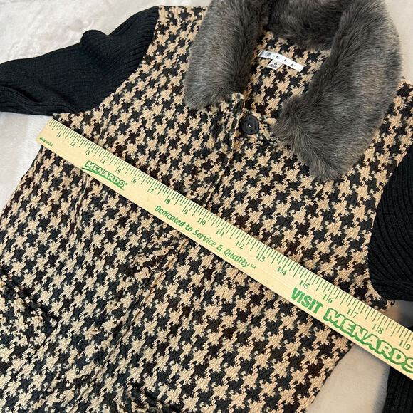 Cabi Jacket Womens 6 Houndstooth Mixer Zip Up Blazer Work Career Preppy 978 - Picture 6 of 13